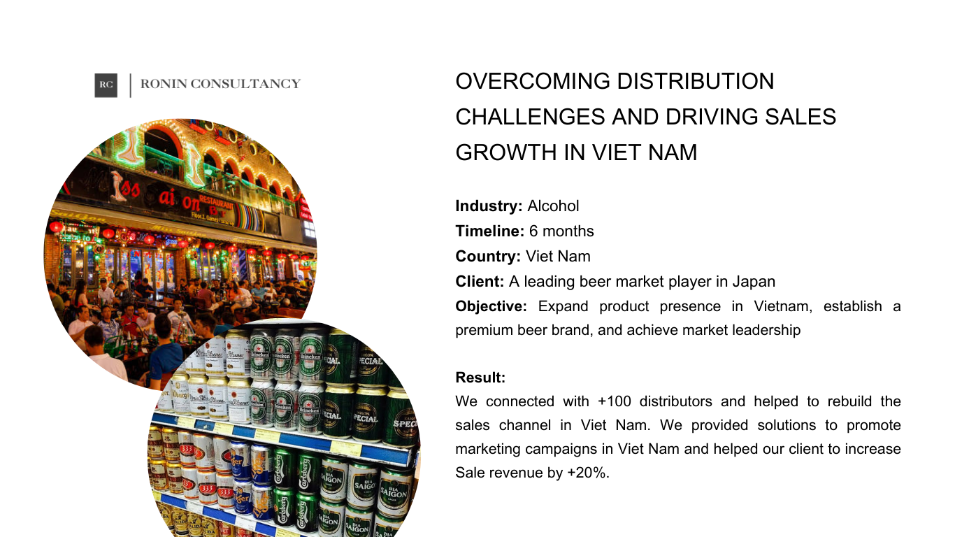 Overcoming Distribution Challenges and Driving Sales Growth in the Vietnamese Beer Market